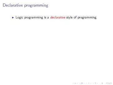 LogicProgrammingTheoryLecture1:DeniteClausePropositionalLogicAlexSimp
