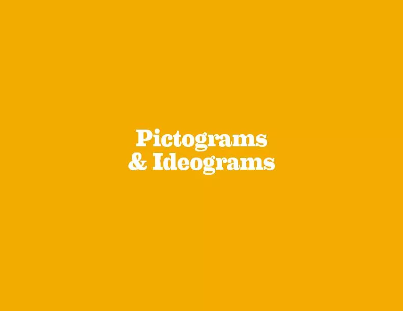 Pictograms & Ideograms