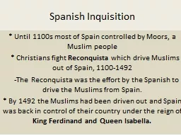 Spanish Inquisition