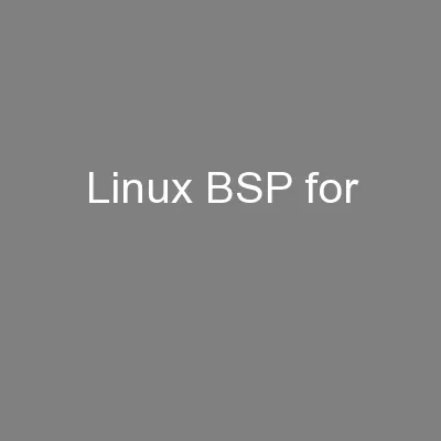 Linux BSP for