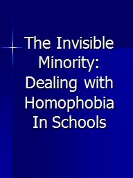 The Invisible Minority: