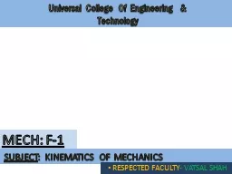 Universal College  Of  Engineering  &