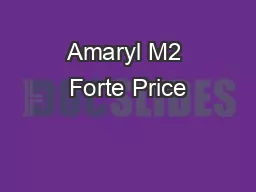 Amaryl M2 Forte Price