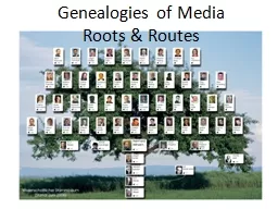 Genealogies of Media