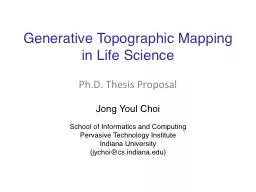 Generative Topographic Mapping