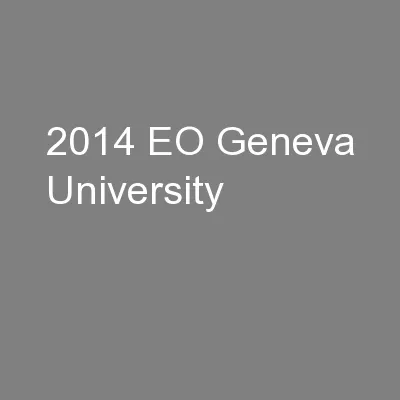 2014 EO Geneva University