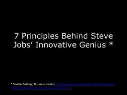 7 Principles Behind Steve Jobs’ Innovative Genius *