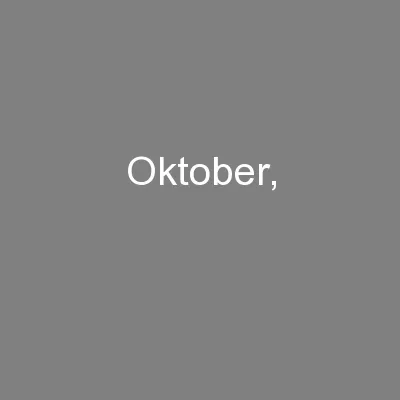 Oktober,