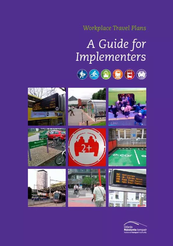 Workplace Travel PlansA Guide for Implementers