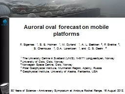 Auroral oval forecast on mobile platforms