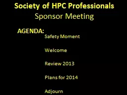 Society of HPC Professionals