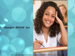 Georgia's BRIDGE Law