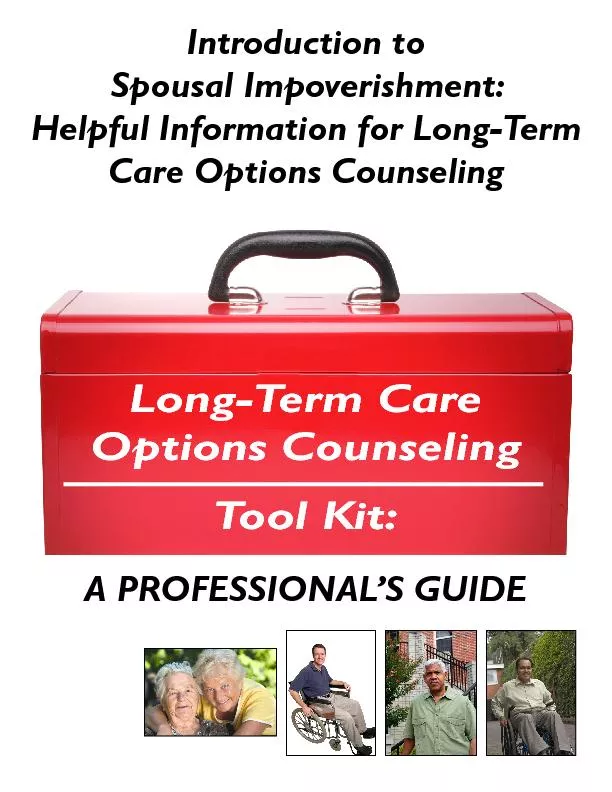 Long-Term Care Options Counseling: A Service of the Aging and Disabili