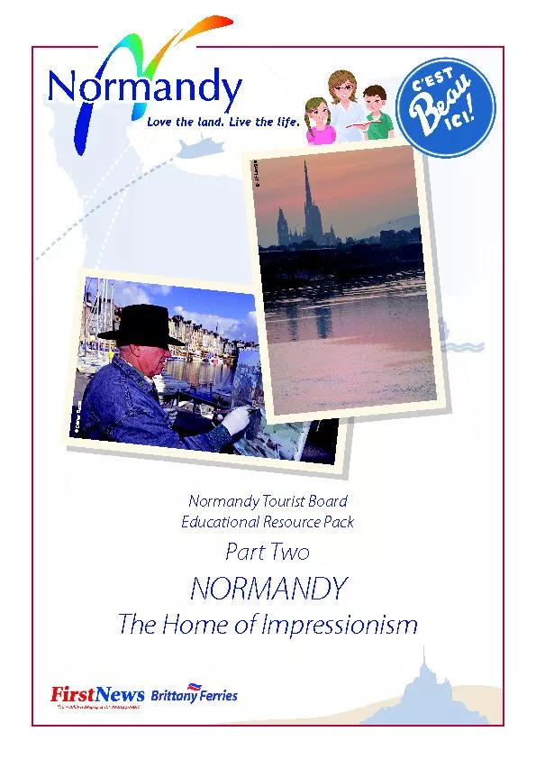 Normandy Tourist BoardEducational Resource PackPart TwoNORMANDYThe Hom