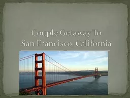 Couple Getaway To