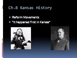 Ch.8 Kansas History