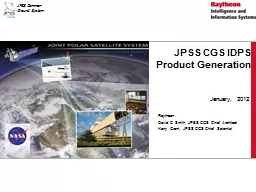 JPSS CGS IDPS