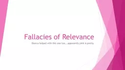Fallacies of Relevance