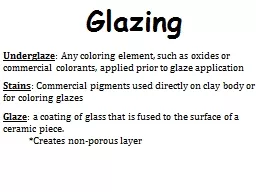 Glazing