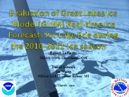 Evaluation of Great Lakes Ice Model (GLIM) Real-time Ice Fo