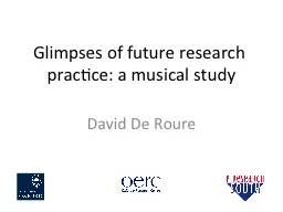 Glimpses of future research practice: a musical study