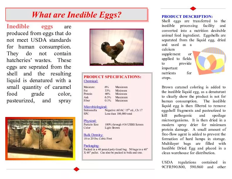 Inedible eggs