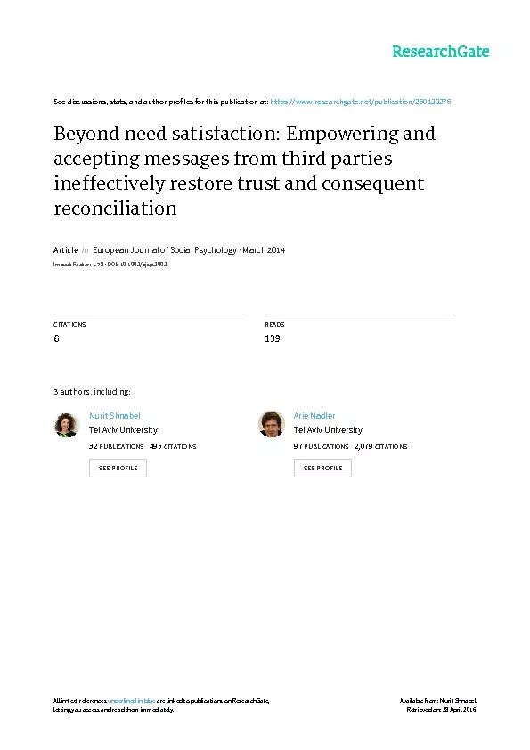 ResearcharticleBeyondneedsatisfaction:Empoweringandacceptingmessagesfr