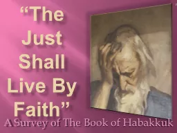 A Survey of The Book of Habakkuk