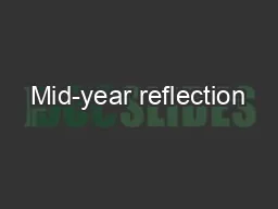 Mid-year reflection
