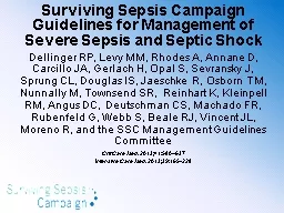 Surviving Sepsis Campaign