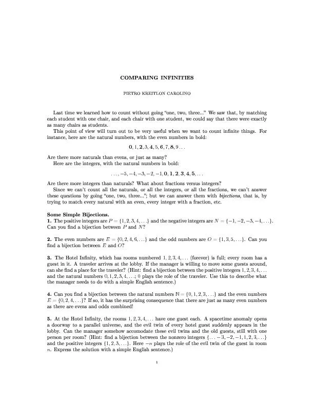 COMPARINGINFINITIES2SlightlyLessSimpleBijections.6*.Consideragridofpoi