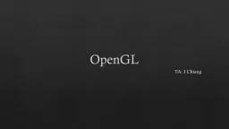 OpenGL & GLUT