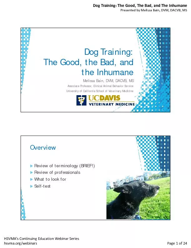 Training:Good,InhumanePresented