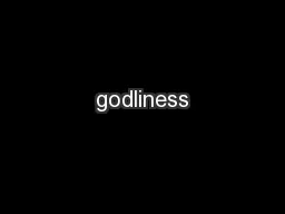 godliness