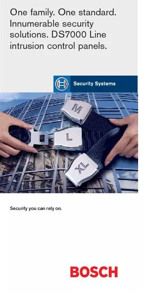 osch Security Systemswww.boschsecuritysystems.com