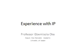 Experience with IP
