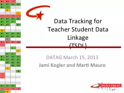 Data Tracking for Teacher Student Data Linkage