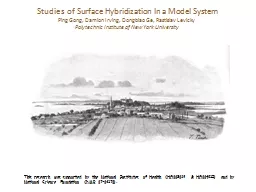 Studies of Surface Hybridization In a Model System