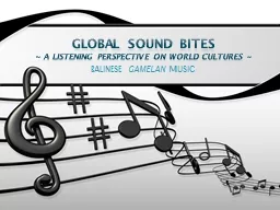 Global sound Bites