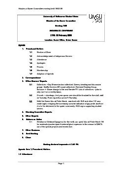 Minutes of Queer Committee meeting held 19/02/09 Page 1