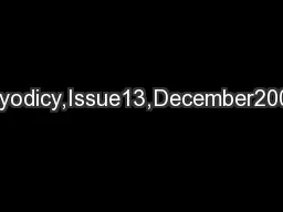 Myodicy,Issue13,December2000