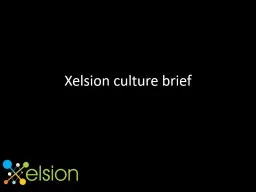 Xelsion culture brief