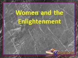 Women and the Enlightenment