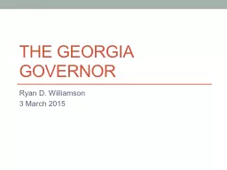 The Georgia Governor