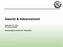 1 Awards & Advancement