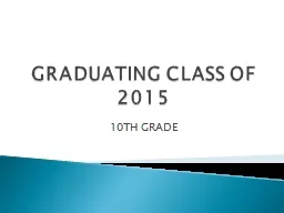 GRADUATING CLASS OF 2015