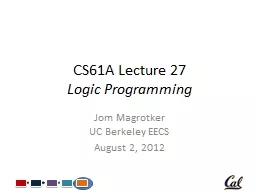 CS61A Lecture 27