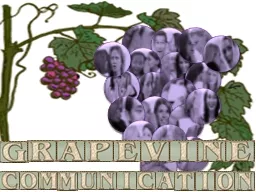 Explain what is Grapevine Communication