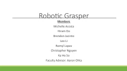 Robotic Grasper