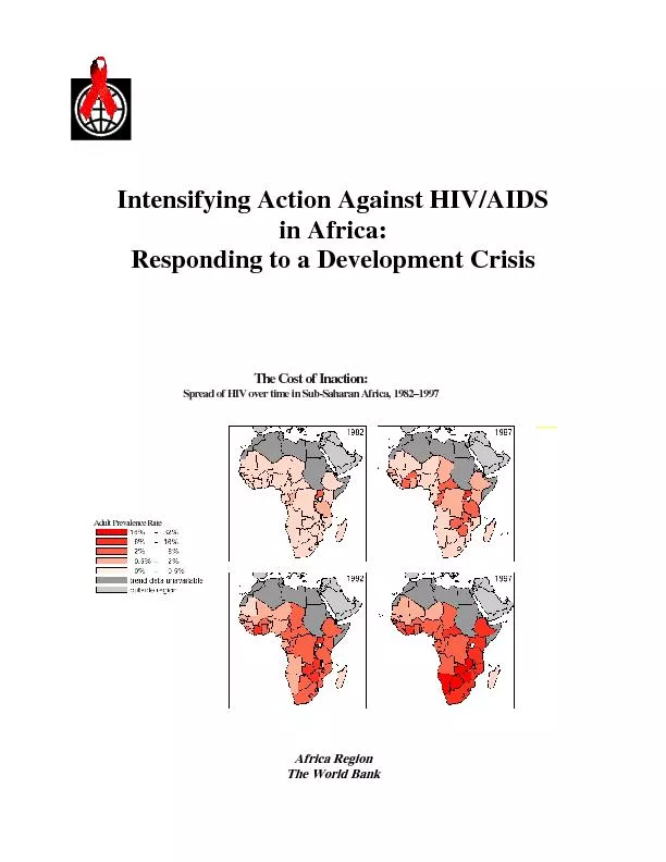 Intensifying Action Against HIV/AIDSAfrica RegionThe World Bank
...